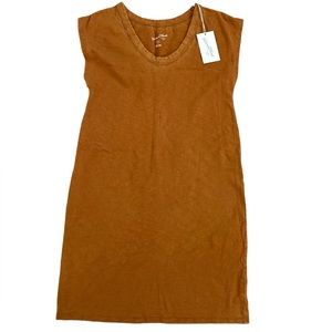 Universal Thread Rust V Neck T-Shirt Dress XS